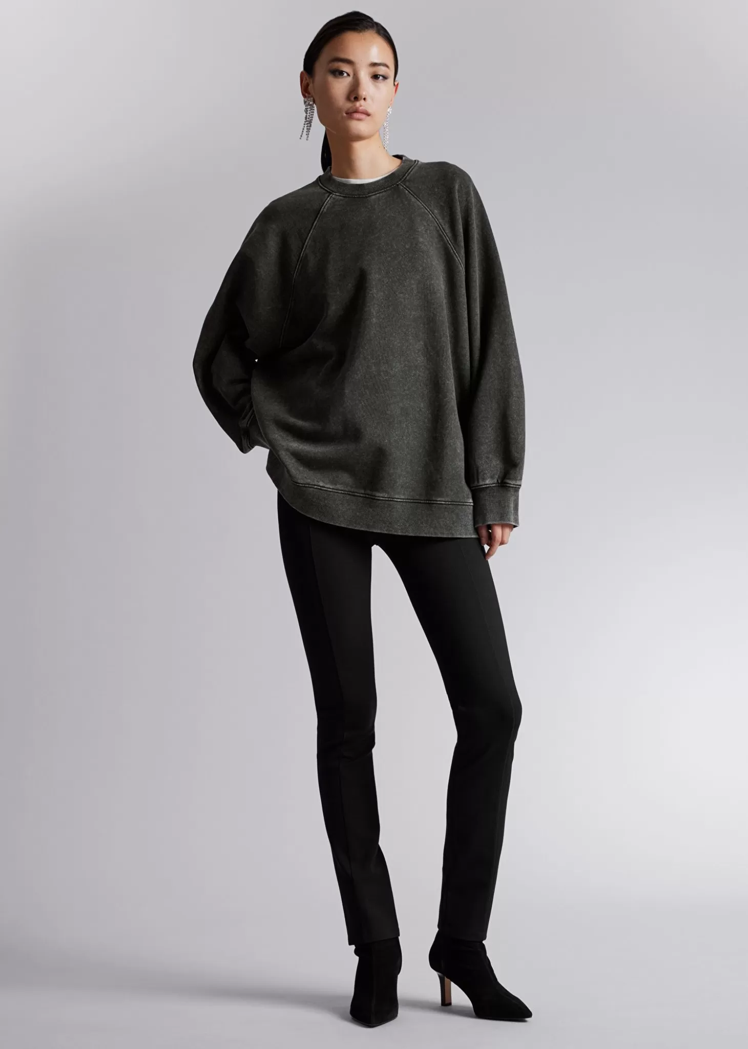 Best Sale & Other Stories Afslappet Sweatshirt Sort