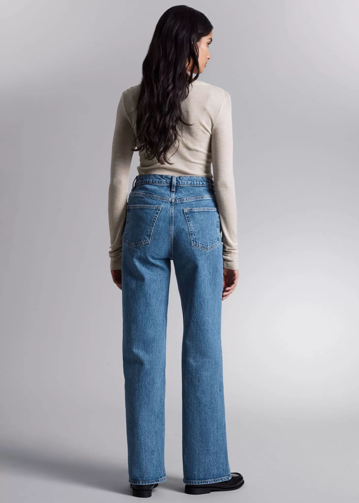 Best & Other Stories Brede Jeans Ny Bla