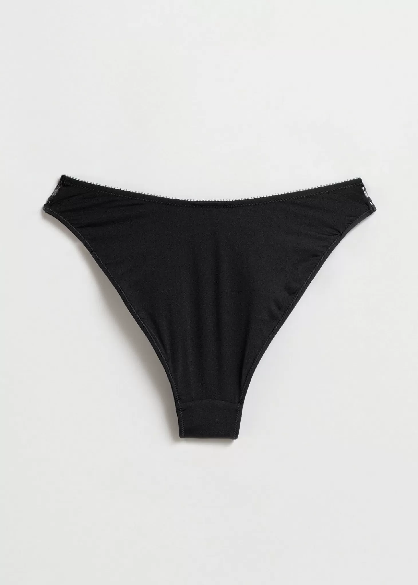 Hot & Other Stories Broderede Blondetrusser Sort