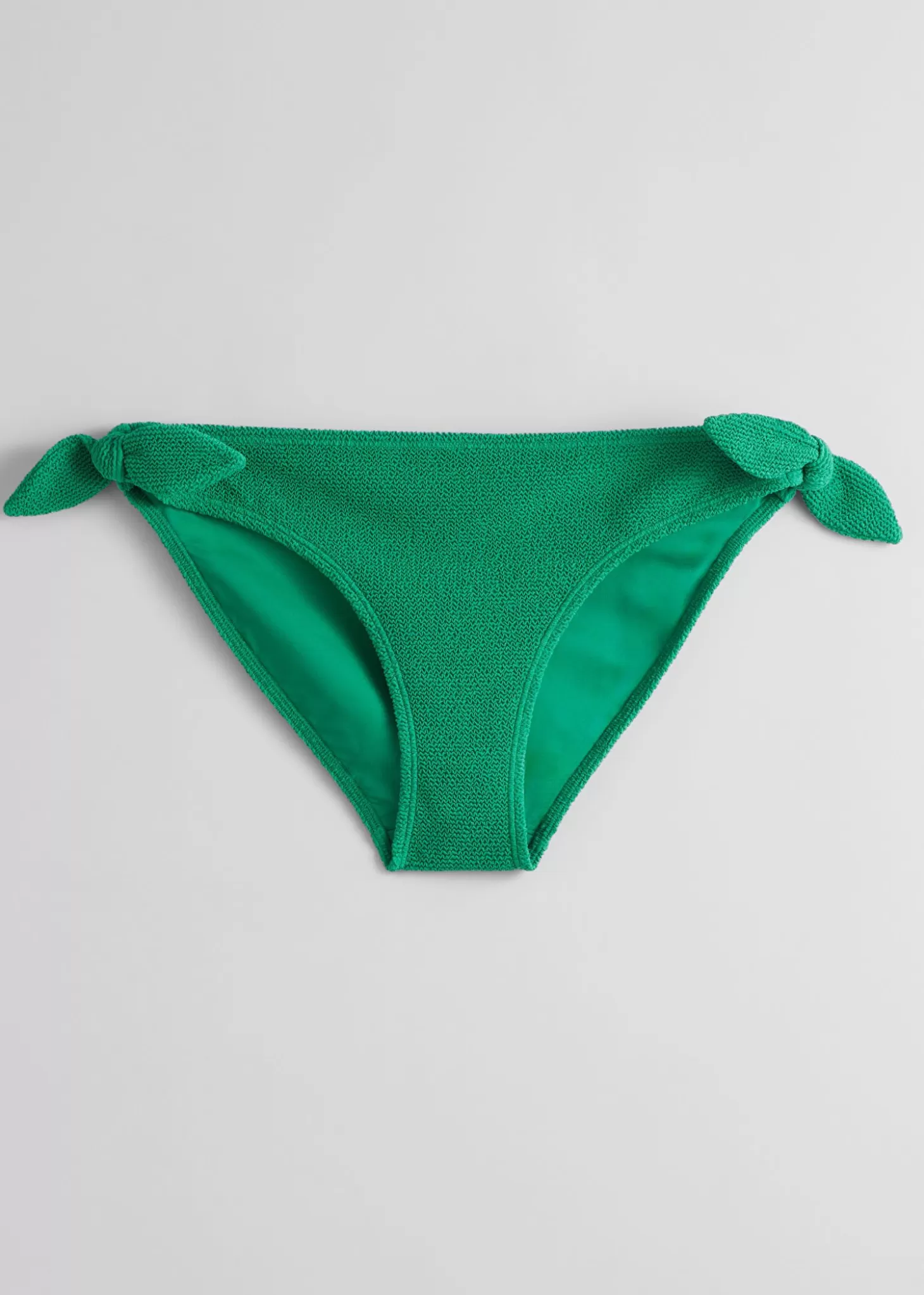 Discount & Other Stories Crepe Knot Tie Bikinitrusser Gron