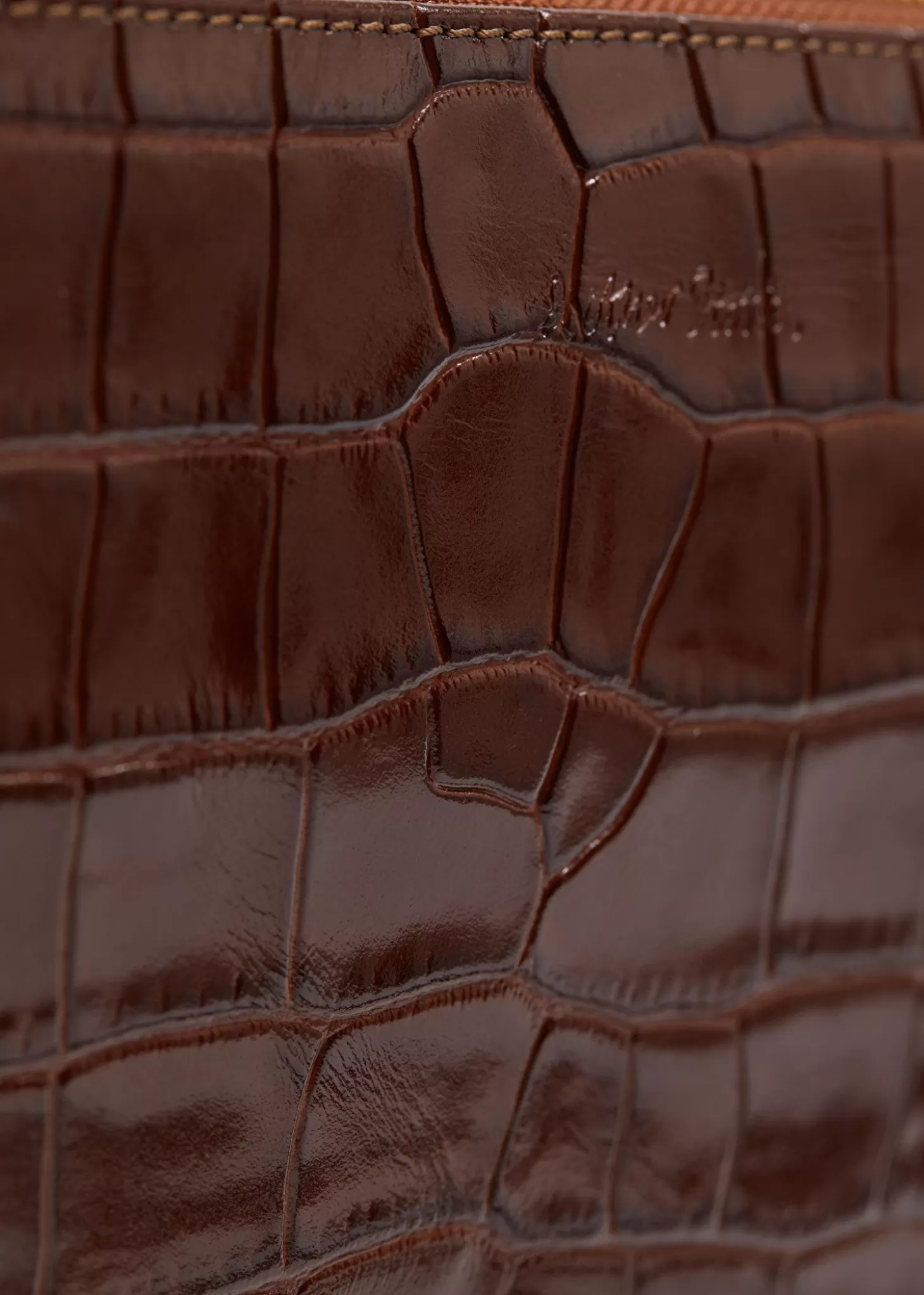 Store & Other Stories Croco Laedertaske Brun