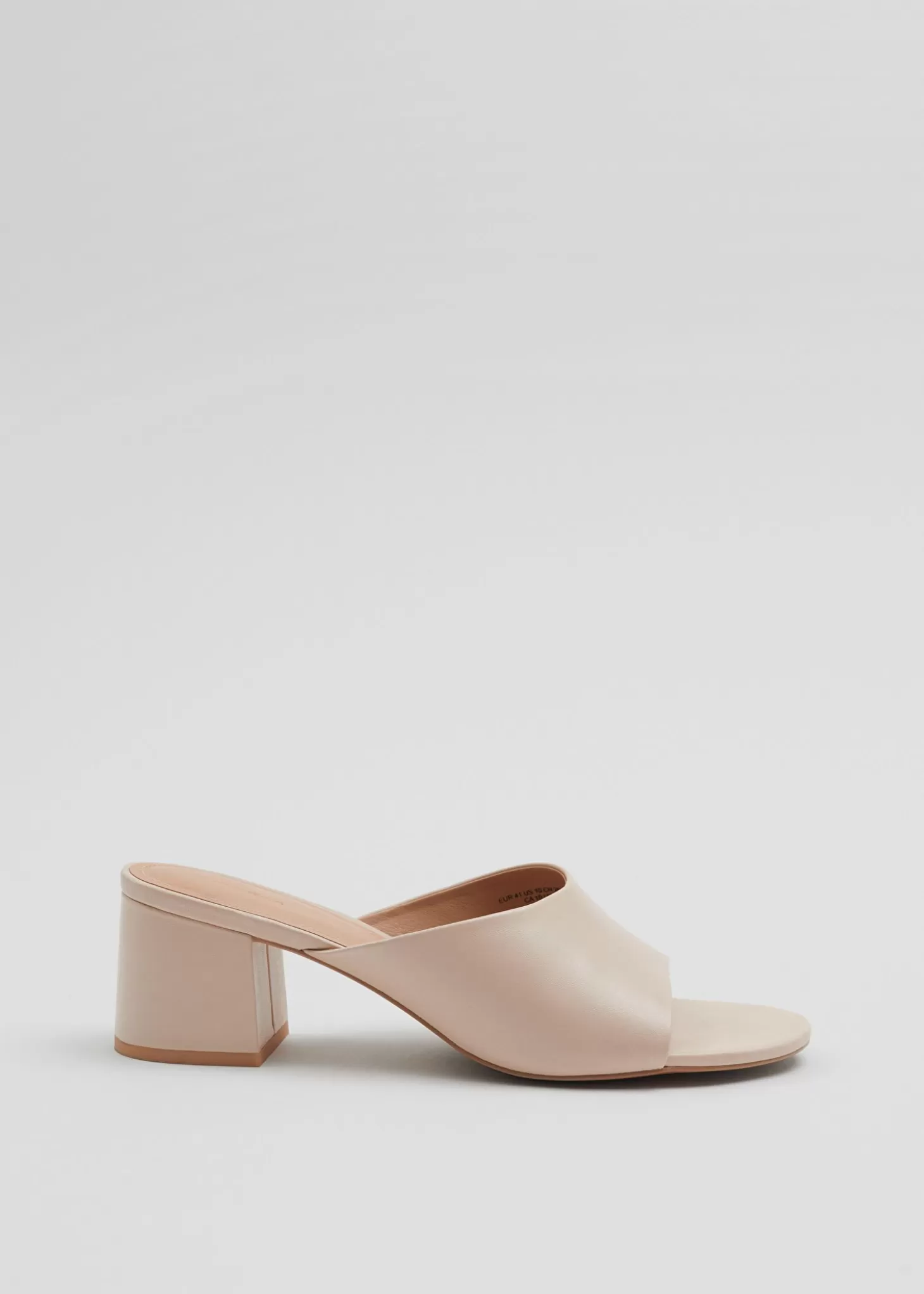 Sale & Other Stories Klassiske Laedermuler Beige