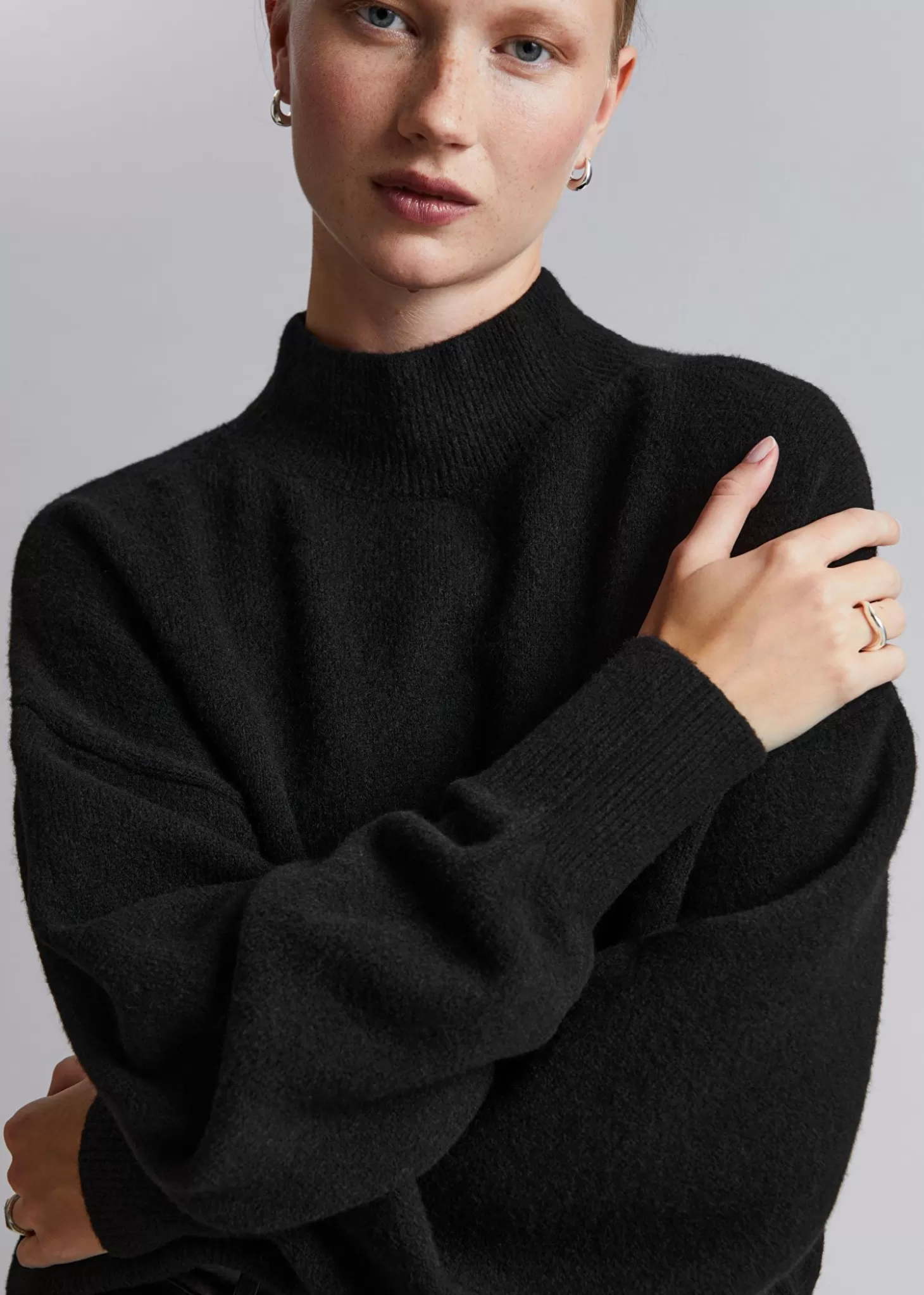 Store & Other Stories Mock-Neck Sweater Sort