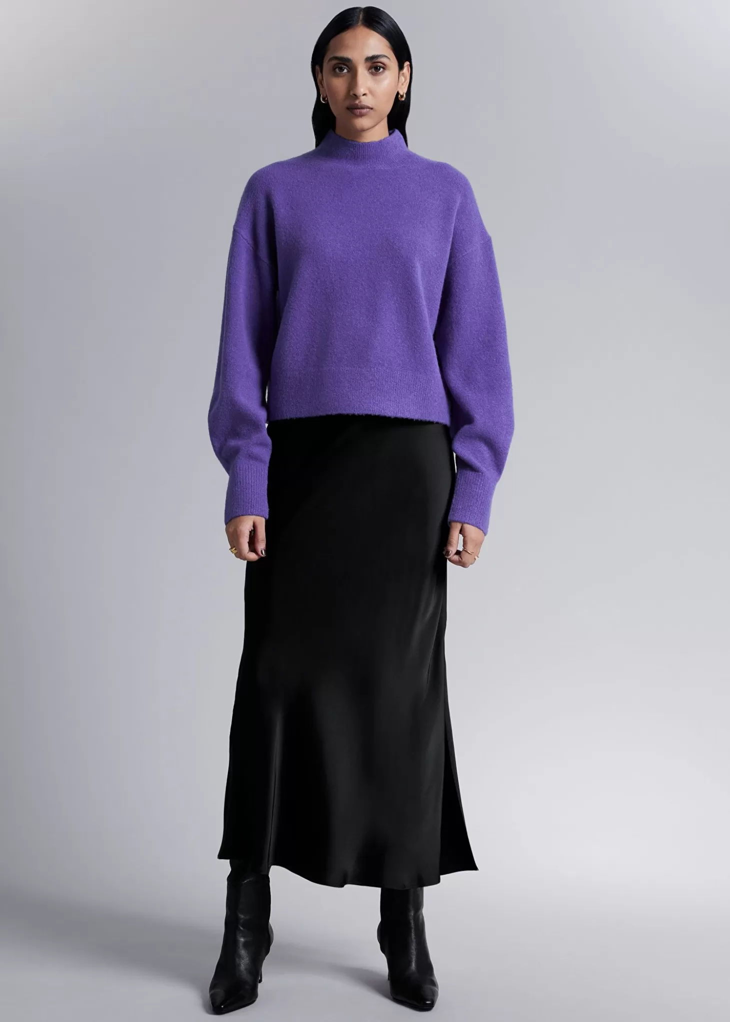 Flash Sale & Other Stories Mock-Neck Sweater Lilla