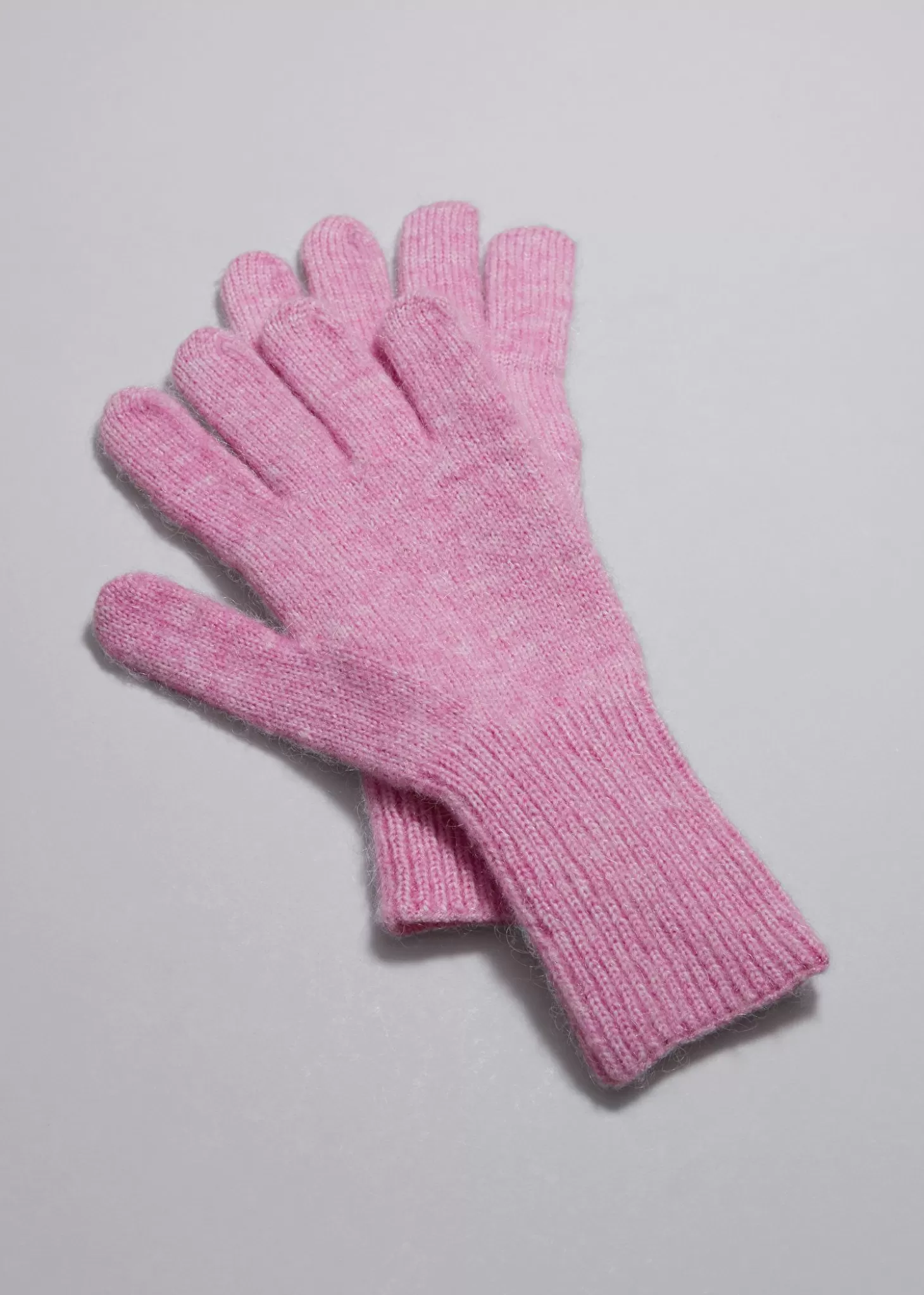 Flash Sale & Other Stories Mohair Wool Blend Handsker Lyserod