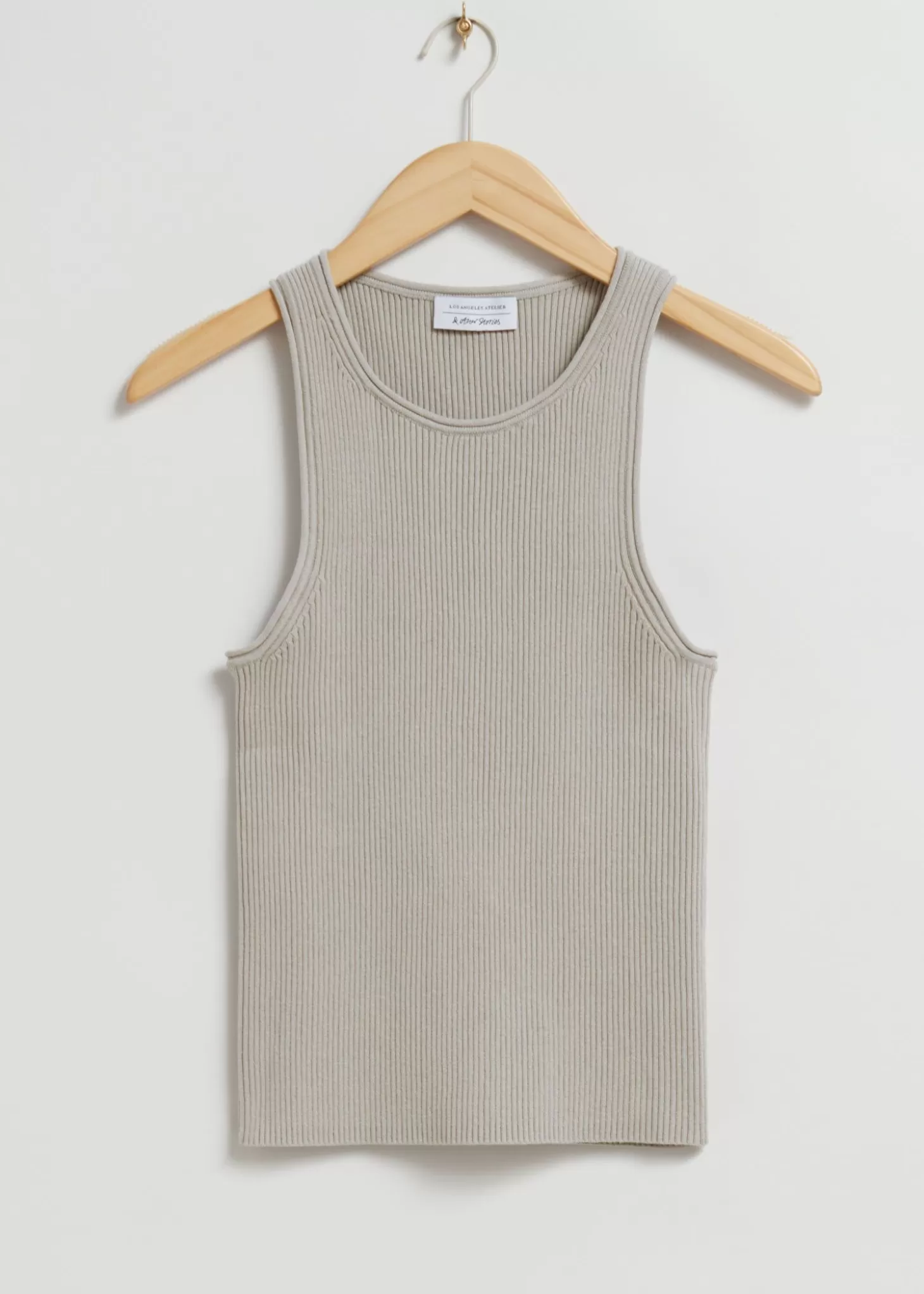 Clearance & Other Stories Racer-Back Vest Top Beige