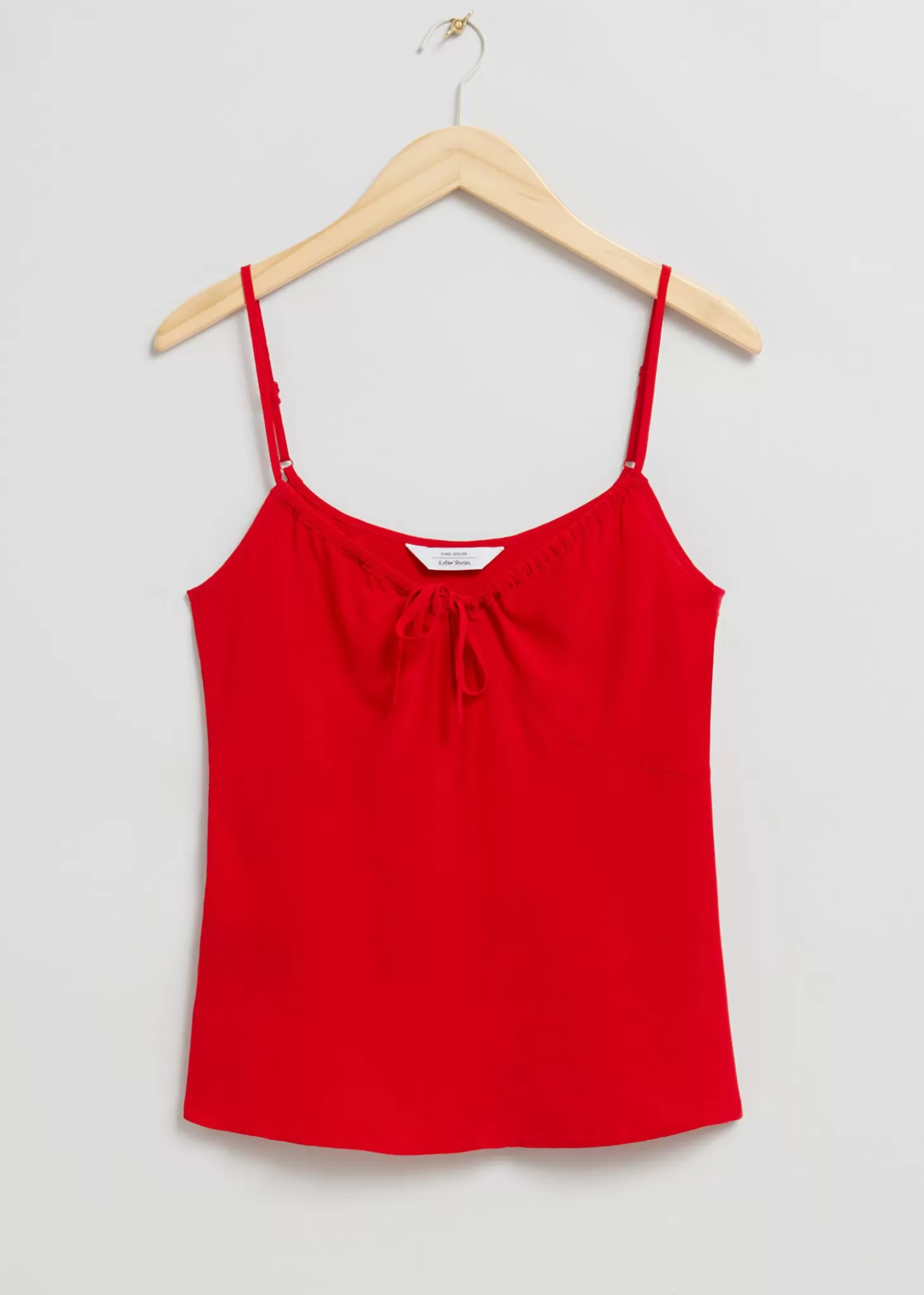 New & Other Stories Strappy Snore Detalje Top Knaldrod